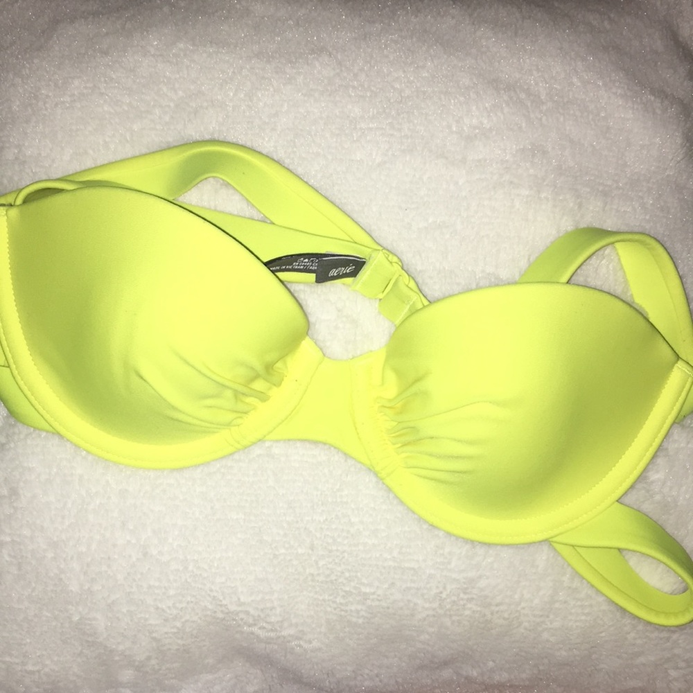 AERIE LIGHTLY LINED UNDERWIRE BIKINI TOP